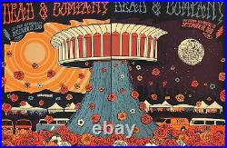 Dead And Company Very Rare Ap Autograph Concert Poster Los Angeles 2022 #59/100