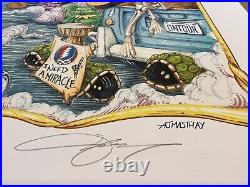 Dead And Company Very Rare Ap Autographed Concert Poster New York 2022 #25/180