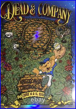 Dead And & Company Wrigley Field Chicago June 2019 Masthay Dubois Foil Signed/ #