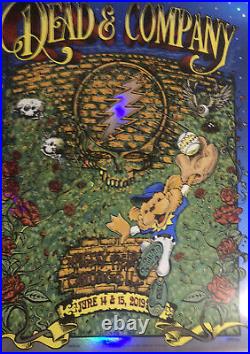 Dead And & Company Wrigley Field Chicago June 2019 Masthay Dubois Foil Signed/ #