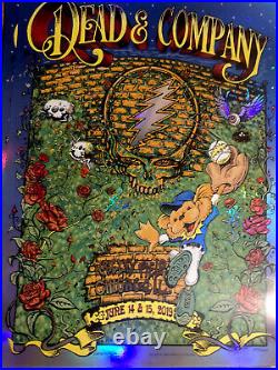 Dead And & Company Wrigley Field Chicago June 2019 Masthay Dubois Foil Signed/ #