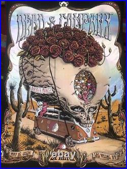 Dead And company Las Vegas Sphere FOIL Poster 120/285 Sold Out Opening Night