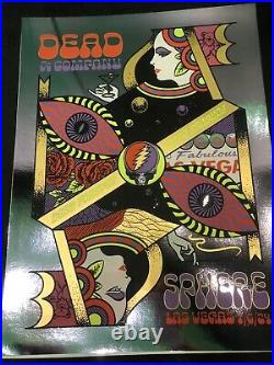 Dead And company Las Vegas Sphere FOIL Poster 7/6/24 142/530 July 4th Weekend