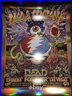 Dead And company Las Vegas Sphere FOIL Poster Opening Night 307/635. Look