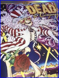 Dead And company Las Vegas Sphere Huge FOIL 36x24 Poster Opening Night 241/285