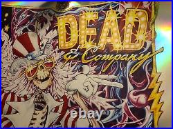 Dead And company Las Vegas Sphere Huge FOIL 36x24 Poster Opening Night Masthay