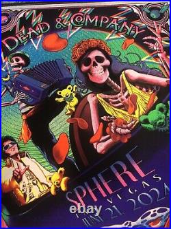 Dead And company Las Vegas Sphere Poster 6/21 Elvis 88/830 Sold Out GDP Merch