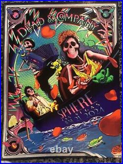 Dead And company Las Vegas Sphere Poster 6/21 Elvis 88/830 Sold Out GDP Merch