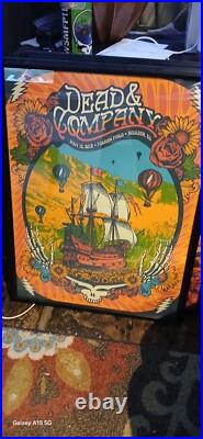 Dead & CO Poster RARE FOLSOM Boulder CO 2018 Serigraph #59/100 ARTIST EDITION
