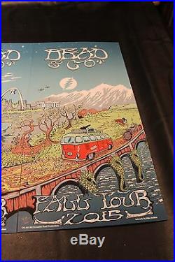 Dead & Co 2015/16 1st Tour Complete Set of 3 Numbered Posters Mike Dubois NM
