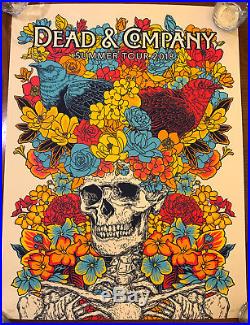 Dead & Co 2018 Summer Tour Poster (VIP only) signed numbered by John Vogl