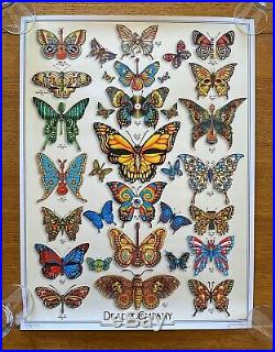 Dead & Co 2019 VIP Butterfly poster + lanyard, signed by EMEK #3865/9050