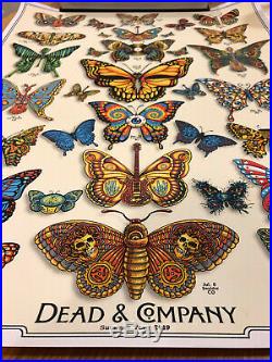 Dead & Co. 2o19 Summer Tour VIP Limited Poster Signed as n. 2093 by the artist