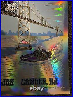 Dead & Co Concert Foil Poster 6/25/17 BB&T Camden NJ Signed By Mike DuBois