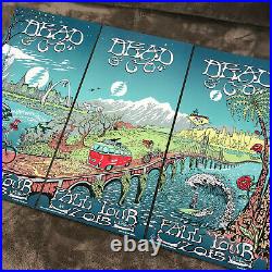 Dead & Co. Fall Tour 2015 Poster Triptych (3 PARTS) M. DuBois (of/1000)