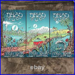 Dead & Co. Fall Tour 2015 Poster Triptych (3 PARTS) M. DuBois (of/1000)