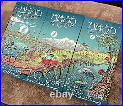 Dead & Co. Fall Tour 2015 Screen Print Triptych Set (3 parts) (AE!) M. DuBois