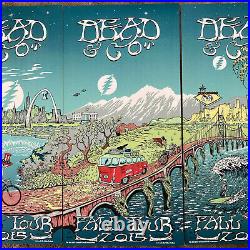 Dead & Co. Fall Tour 2015 Screen Print Triptych Set (3 parts) (AE!) M. DuBois