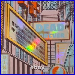 Dead & Co. Foil Poster Vegas 6/14/24 Bill Kreutzmann Error #'ed/500 Rare