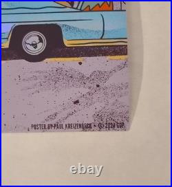 Dead & Co. Foil Poster Vegas 6/14/24 Bill Kreutzmann Error #'ed/500 Rare