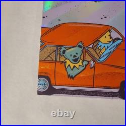 Dead & Co. Foil Poster Vegas 6/14/24 Bill Kreutzmann Error #'ed/500 Rare
