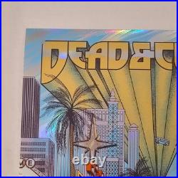 Dead & Co. Foil Poster Vegas 6/14/24 Bill Kreutzmann Error #'ed/500 Rare