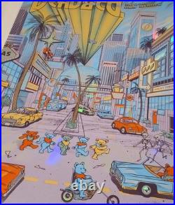 Dead & Co. Foil Poster Vegas 6/14/24 Bill Kreutzmann Error #'ed/500 Rare