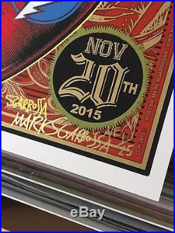 Dead & Co. Grateful Dead Official Concert Poster signed by Artist St Louis 2015