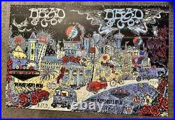 Dead & Co Las Vegas 2015 Original Foil Gig Poster Grateful Dead Uncut Dubois