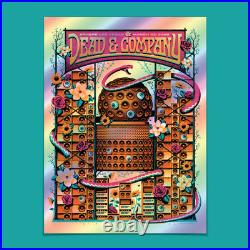 Dead & Co. Las Vegas Sphere Poster 3/22/25 (Rainbow foil artist edition by DKNG)
