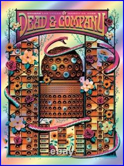 Dead & Co. Las Vegas Sphere Poster 3/22/25 (Rainbow foil artist edition by DKNG)