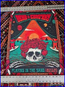 Dead & Co. Playing In The Sand 2023 Bertha Poster