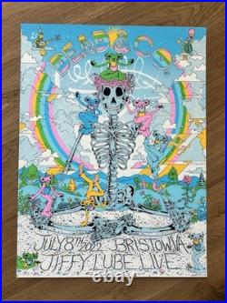 Dead & Co Poster Bristow Jiffy Lube Live 2022 Brian Blomerth