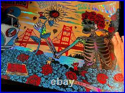 Dead & Co San Fran 2023 Poster July 14-16 UNCUT FOIL. Small Blemishes at Top