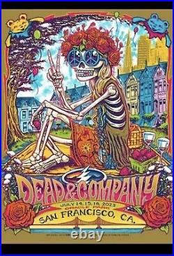 Dead & Co. San Francisco, CA MUNK ONE AP Signed & Numbered /210