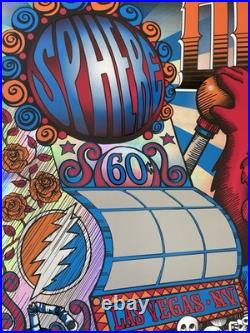 Dead & Co. Scratch Off Rainbow Foil Poster 2025
