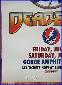 Dead & Co. THE FINAL TOUR poster July, 7-8/23 Gorge Amphitheatre VERY RARE