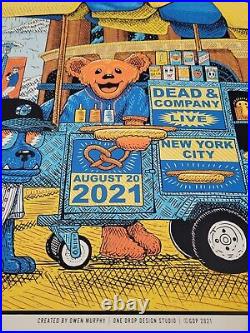 Dead & Co and Company Citi Field Poster by Owen Murphy 8/20/21 NYC Grateful