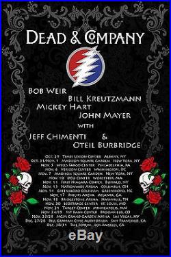 Dead & Company 2015 Tour Dates Poster Grateful Dead