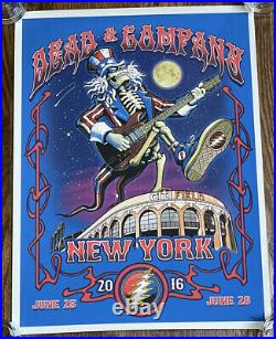 Dead & Company 2016 Poster New York Citifield Summer Tour Numbered 208/3200