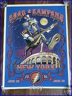 Dead & Company 2016 Poster New York Citifield Summer Tour Numbered 208/3200
