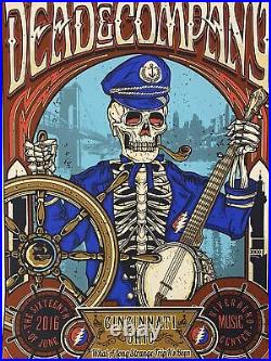 Dead & Company 2016 poster Cincinnati, OH Summer Tour