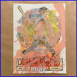 Dead & Company 2017 7/1 Wrigley Field Chicago IL Zeb Love TEST PRINT 1/1 Poster