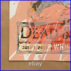 Dead & Company 2017 7/1 Wrigley Field Chicago IL Zeb Love TEST PRINT 1/1 Poster