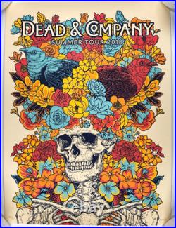 Dead & Company 2018 Summer Tour Poster John Vogl Signed Numbered Screenprint Dead & Company 2018 Summer Tour Poster John Vogl Signed Numbered Screenprint