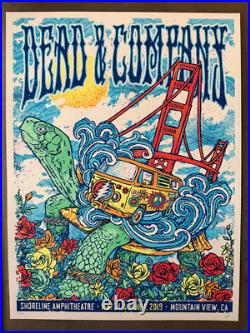 Dead & Company 2019 Concert Poster Gregg Gordon Mountain View, Ca