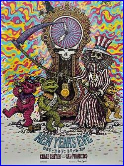 Dead & Company 2019 New Years Eve San Francisco Poster Spusta Chase Center