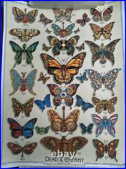 Dead & Company 2019 Tour VIP Poster EMEK Butterfly #3672