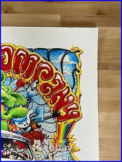 Dead & Company 2021 AJ Masthay poster Summer Tour BLUE S/N