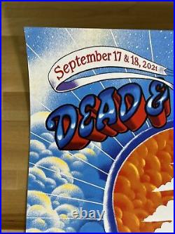Dead & Company 2021 James Flames poster Chicago, IL Wrigley Field